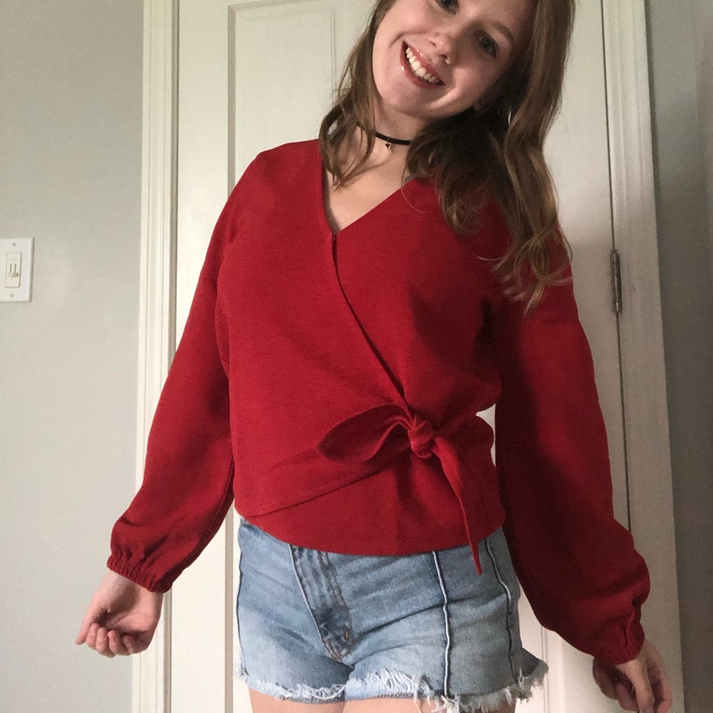 NWT Madewell Side Tie Top